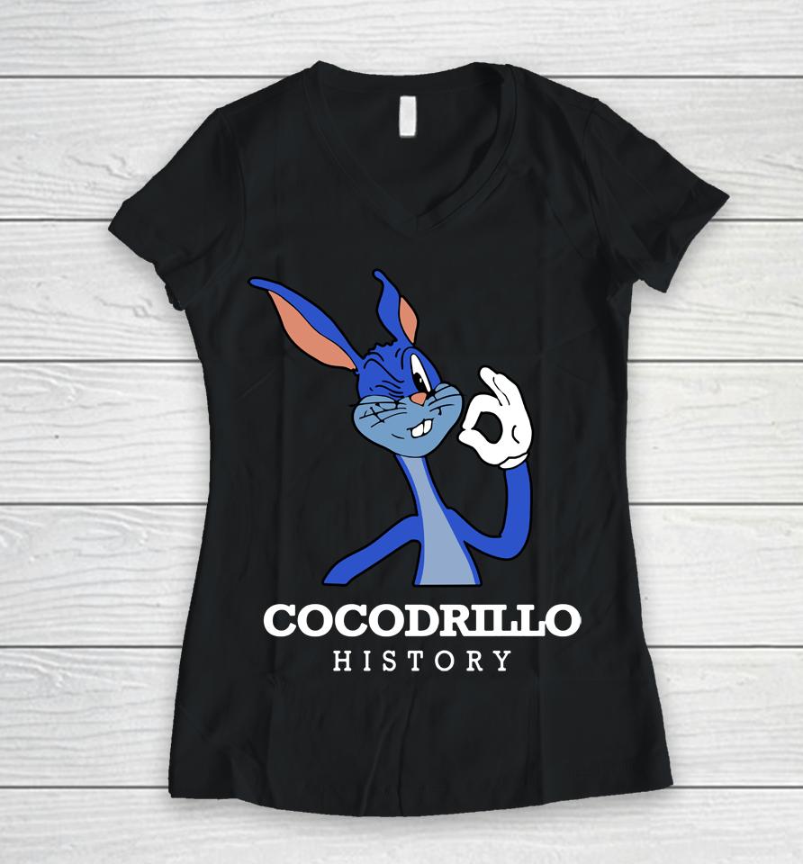 Cocodrillo History Women V-Neck T-Shirt