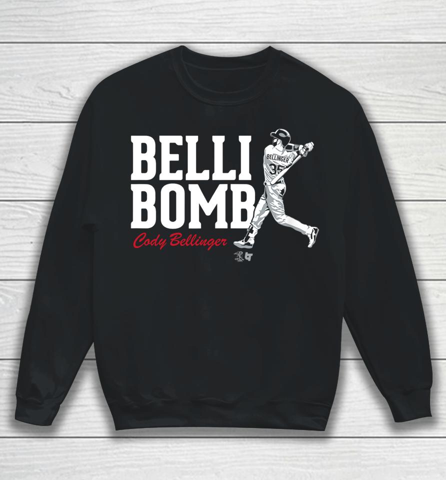 Cody Bellinger Belli Bomb Los Angeles Baseball Sweatshirt