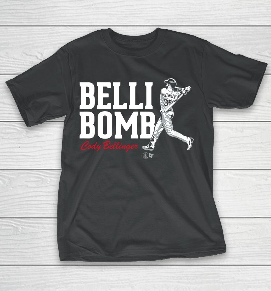 Cody Bellinger Belli Bomb Los Angeles Baseball T-Shirt