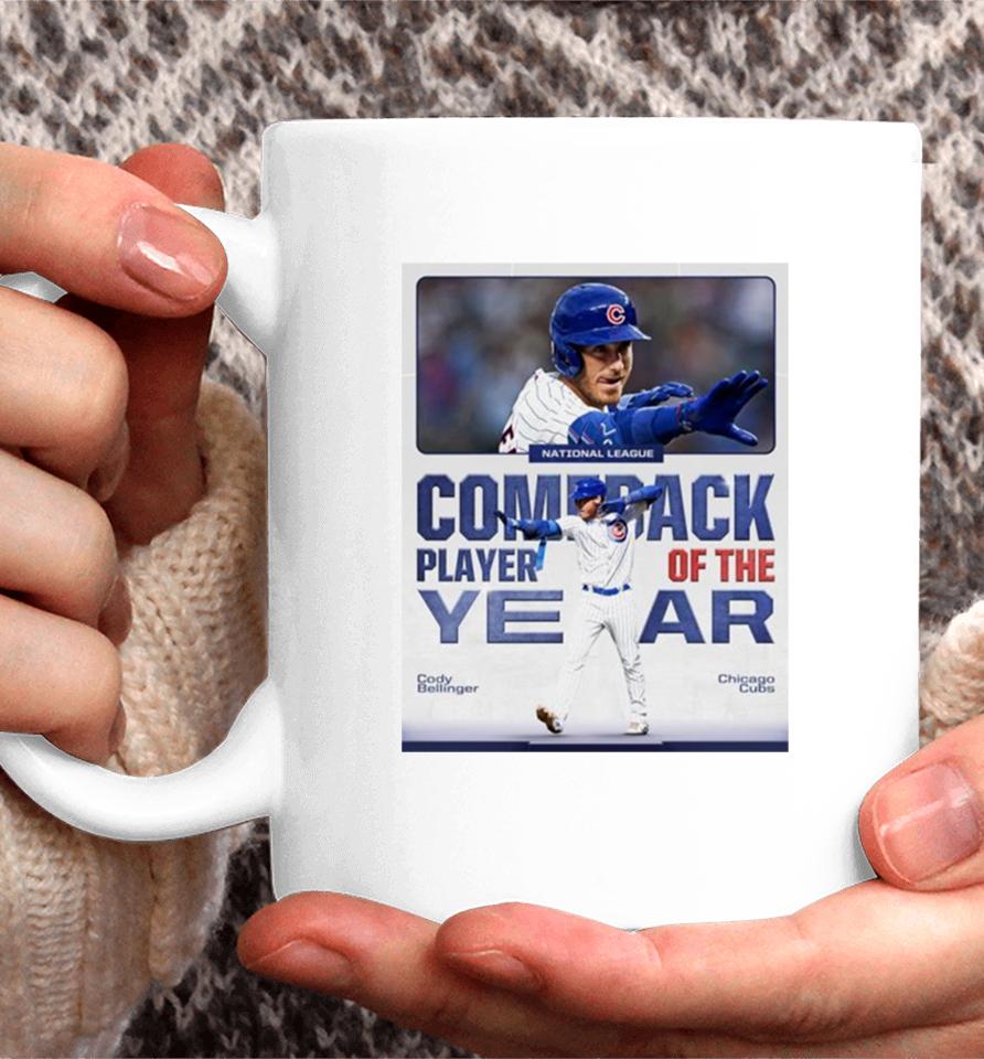 Cody Bellinger Chicago Cubs National League Comeback Player Of The Year Coffee Mug
