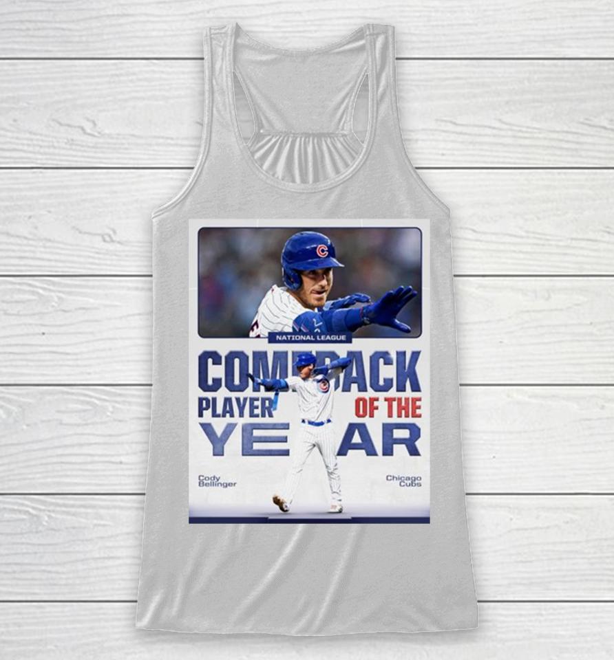 Cody Bellinger Chicago Cubs National League Comeback Player Of The Year Racerback Tank