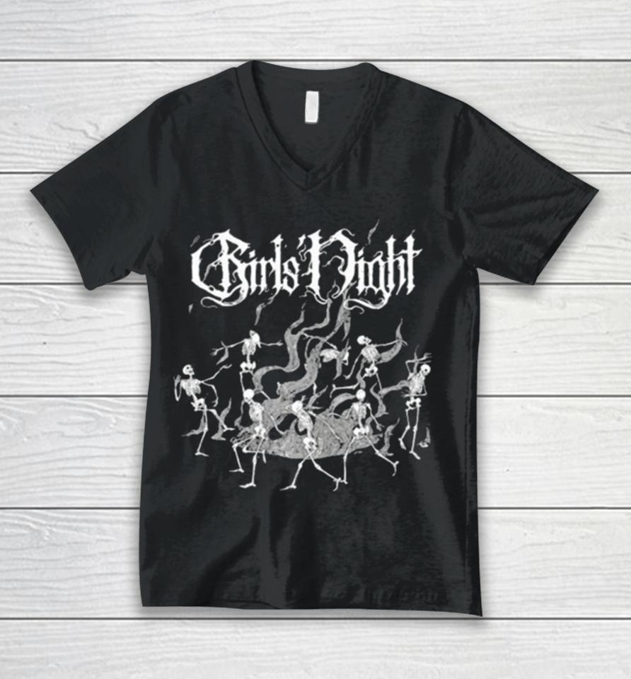 Coey Girls Night Unisex V-Neck T-Shirt