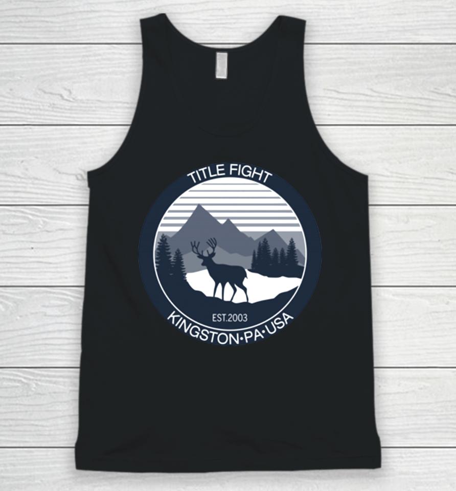 Cold Cuts Title Fight White Deer 2022 Unisex Tank Top