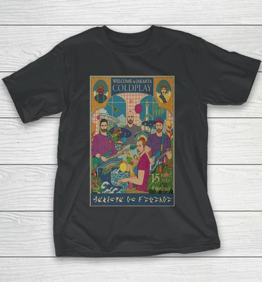 Coldplay Music Of The Spheres World Tour Jakarta November 15, 2023 Poster Youth T-Shirt