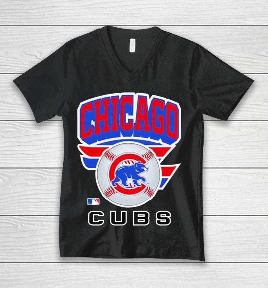 Collection For Fans Chicago Cubs Baseball Team Mlb Unisex V-Neck T-Shirt