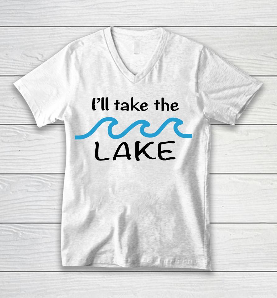 Colleen Hoover I'll Take The Lake Unisex V-Neck T-Shirt