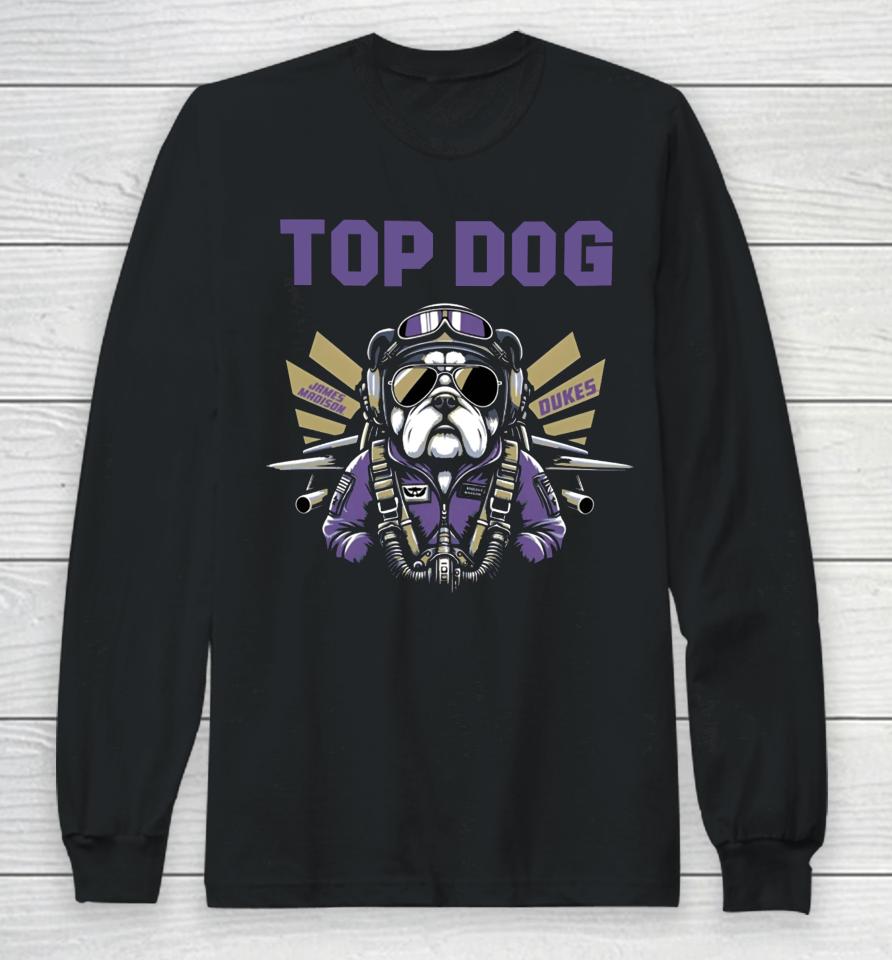 College Dropouts Merch Jmu Top Dog Bowl Long Sleeve T-Shirt