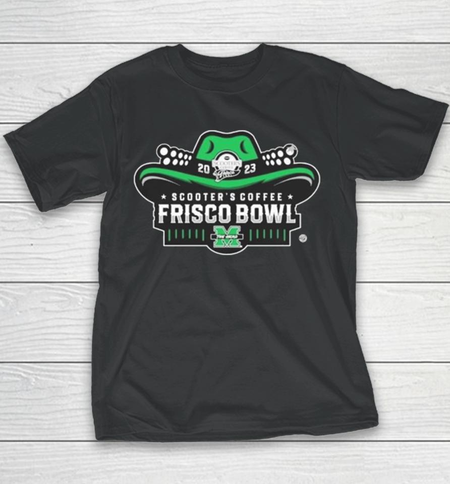 College Football Bowl Games 2023 24 Marshall Thundering Herd 2023 Frisco Bowl Youth T-Shirt
