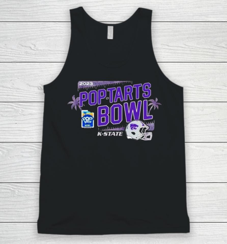 College Football Bowl Games 2023 Pop Tarts Bowl Kansas State Wildcats Helmet Unisex Tank Top