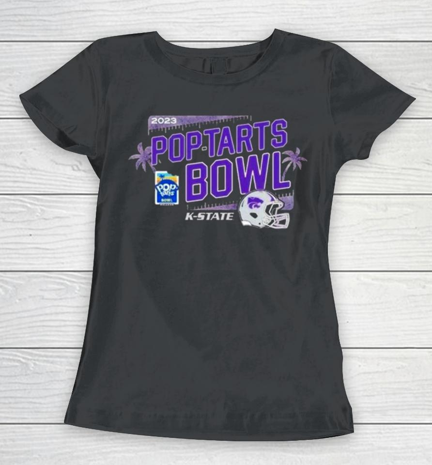 College Football Bowl Games 2023 Pop Tarts Bowl Kansas State Wildcats Helmet Women T-Shirt
