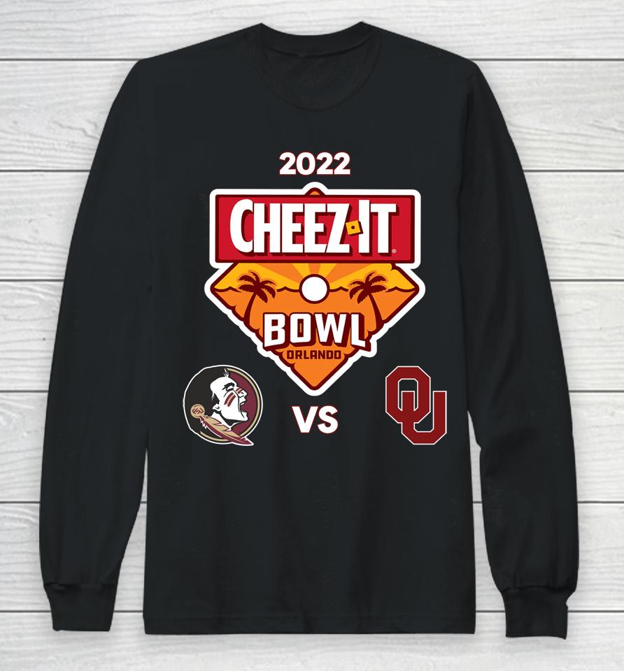 College Football Oklahoma Vs Seminoles 2022 Cheez-It Bowl Long Sleeve T-Shirt