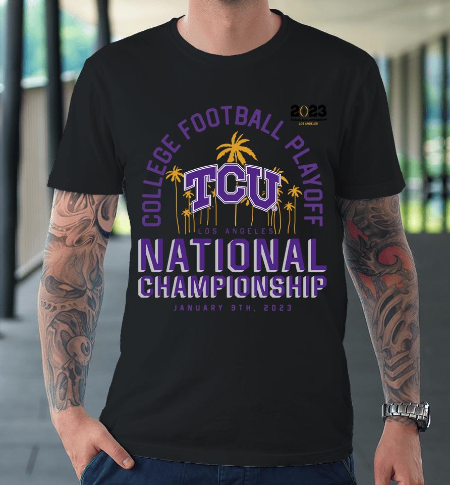 College Football Playoff 2023 Tcu Horned Frogs National Championship Game Return Run Premium T-Shirt