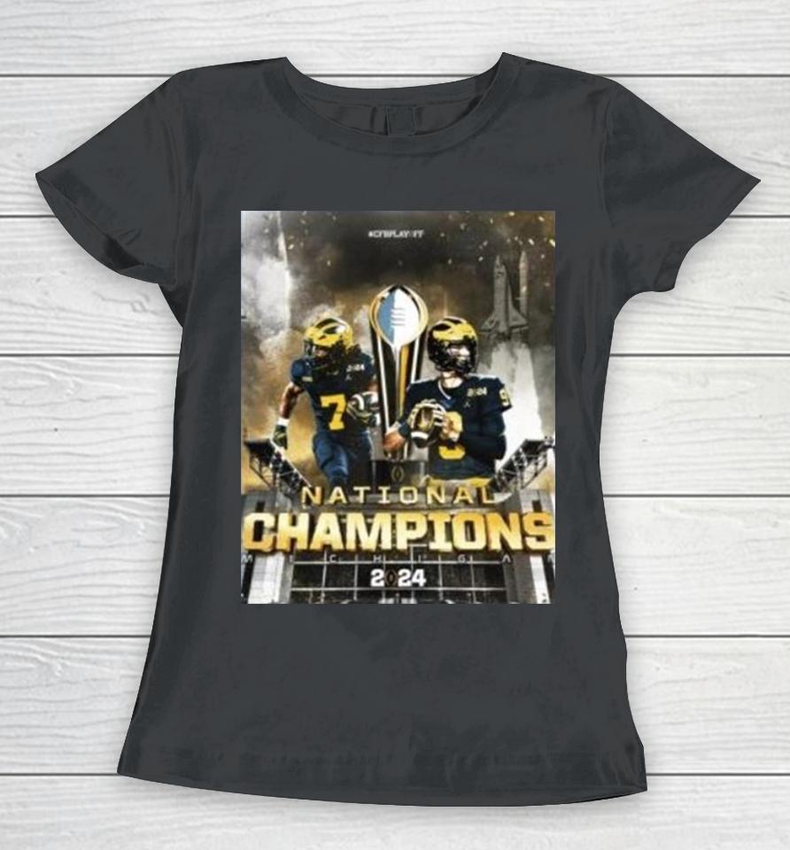College Football Playoff National Champions 2024 Natty Champs Women T-Shirt