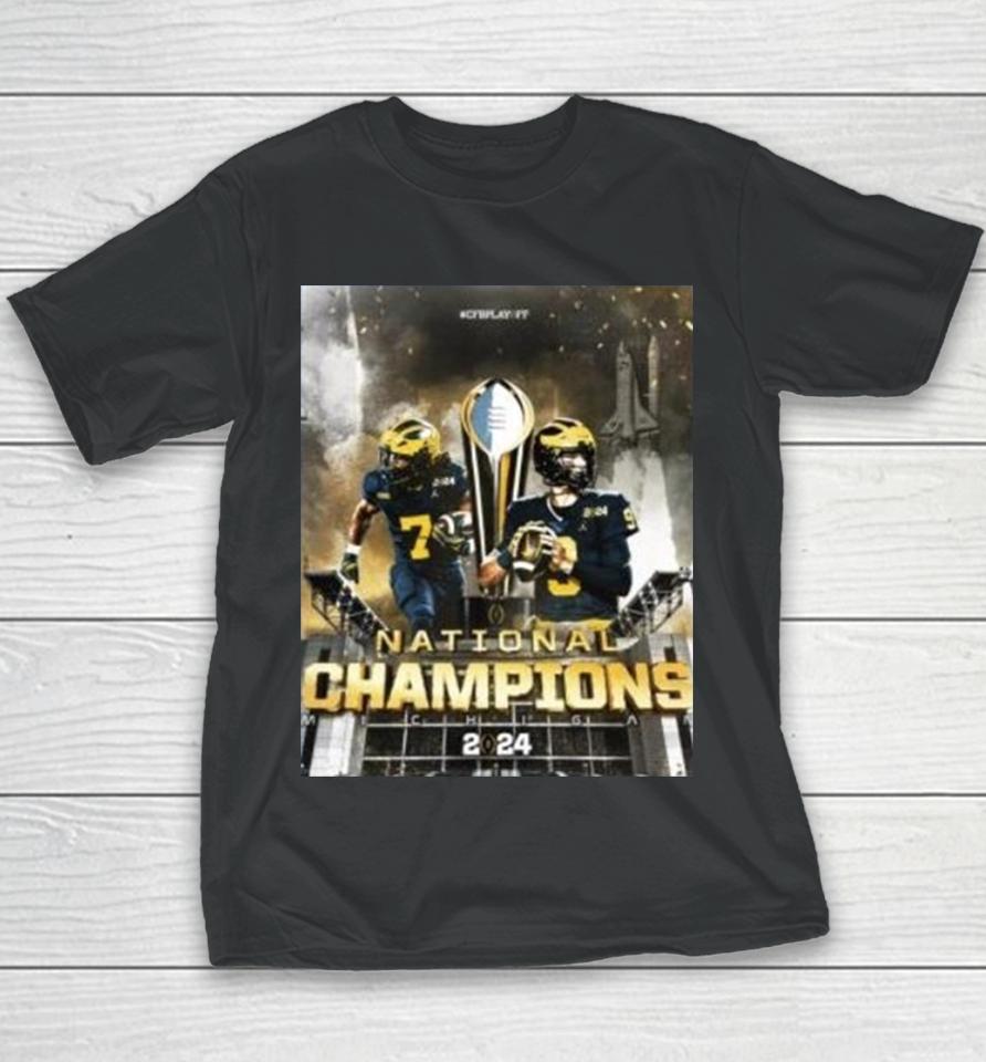 College Football Playoff National Champions 2024 Natty Champs Youth T-Shirt