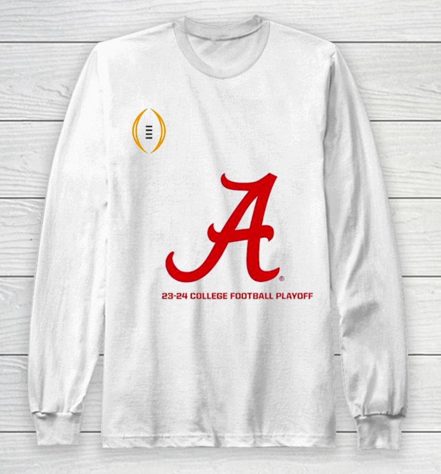 College Football Playoff Washington 23 24 Alabama Crimson Tide Long Sleeve T-Shirt