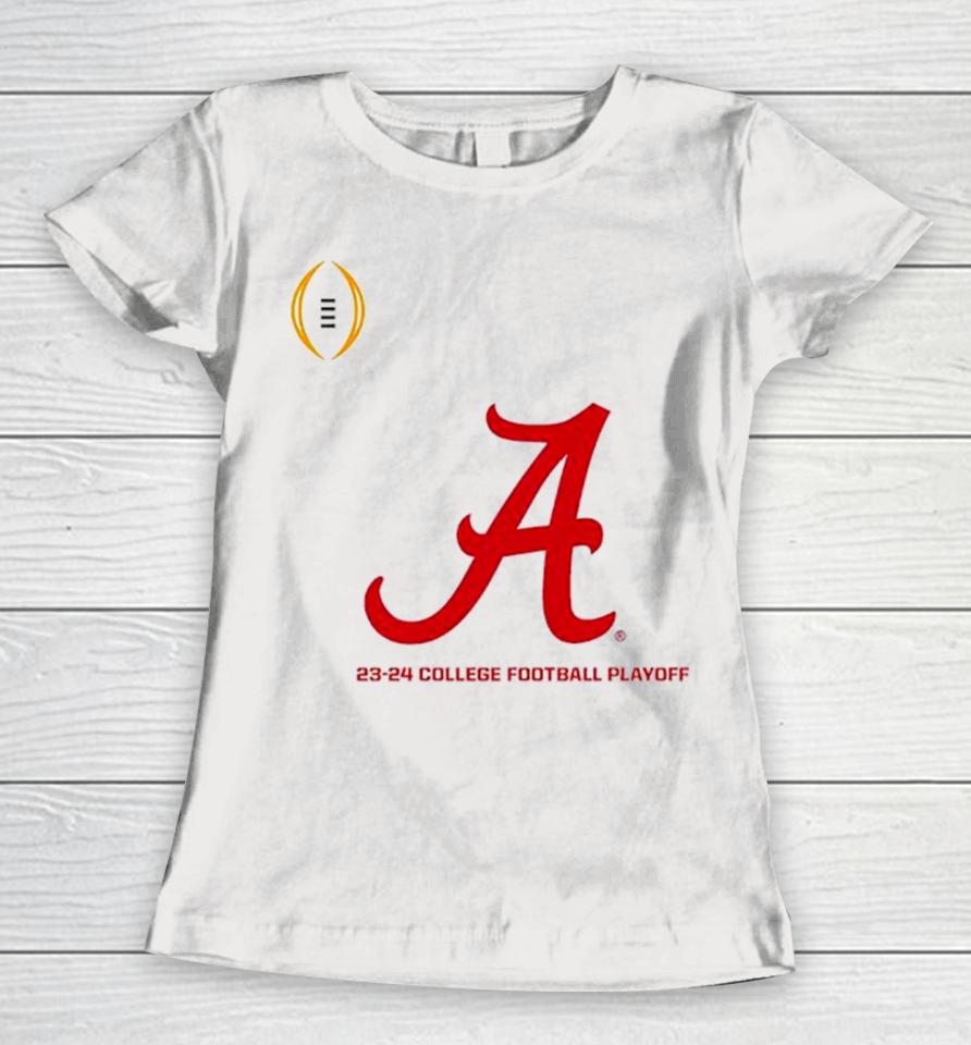 College Football Playoff Washington 23 24 Alabama Crimson Tide Women T-Shirt