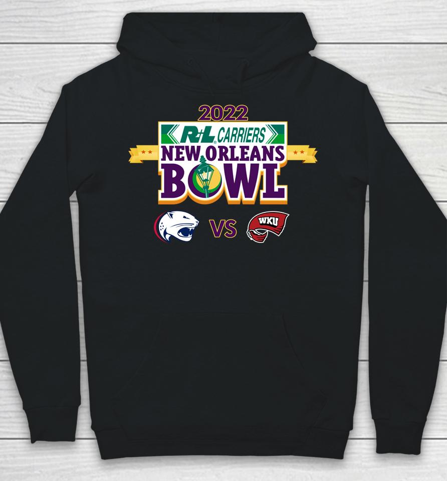 College Playoff 2022 New Orleans Bowl Western Ky Vs South Alabama Hoodie