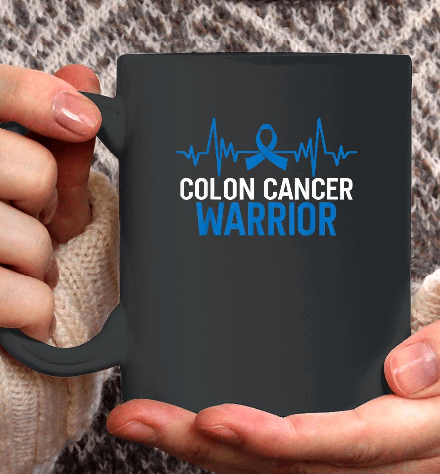Colon Cancer Warrior Bleu Cancer Coffee Mug