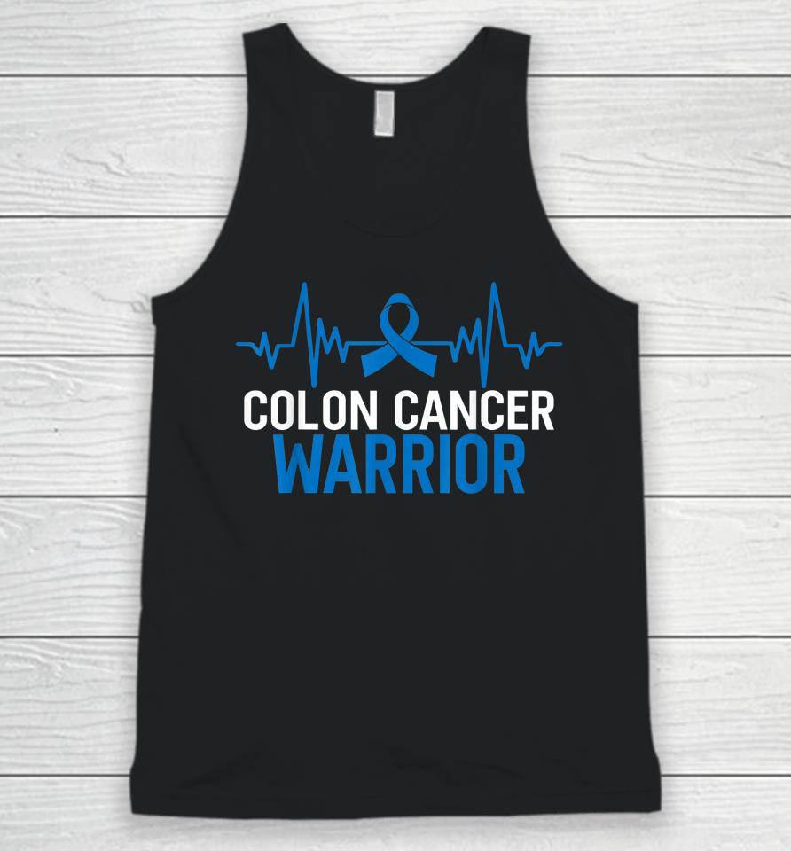 Colon Cancer Warrior Bleu Cancer Unisex Tank Top