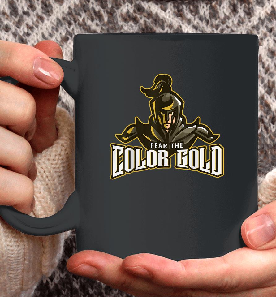 Color Gold Fear Knights Novelty Dragon Coffee Mug