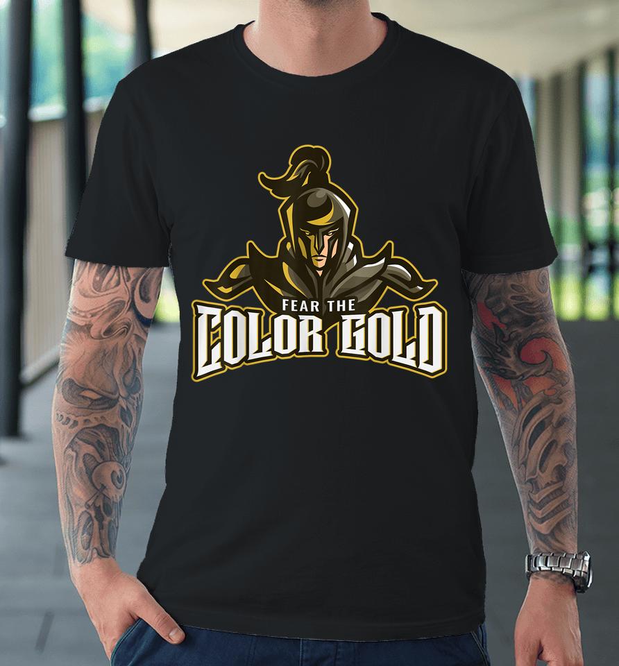 Color Gold Fear Knights Novelty Dragon Premium T-Shirt