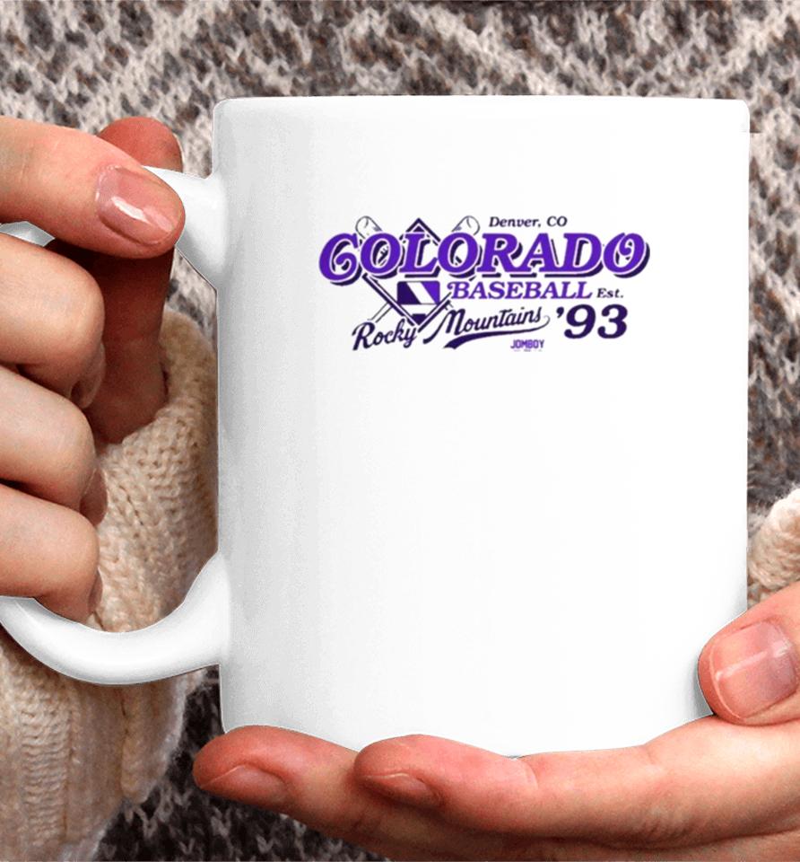 Colorado Baseball Rocky Mountains City Coffee Mug
