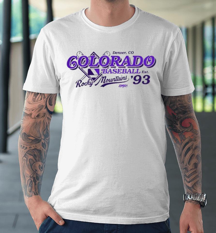 Colorado Baseball Rocky Mountains City Premium T-Shirt