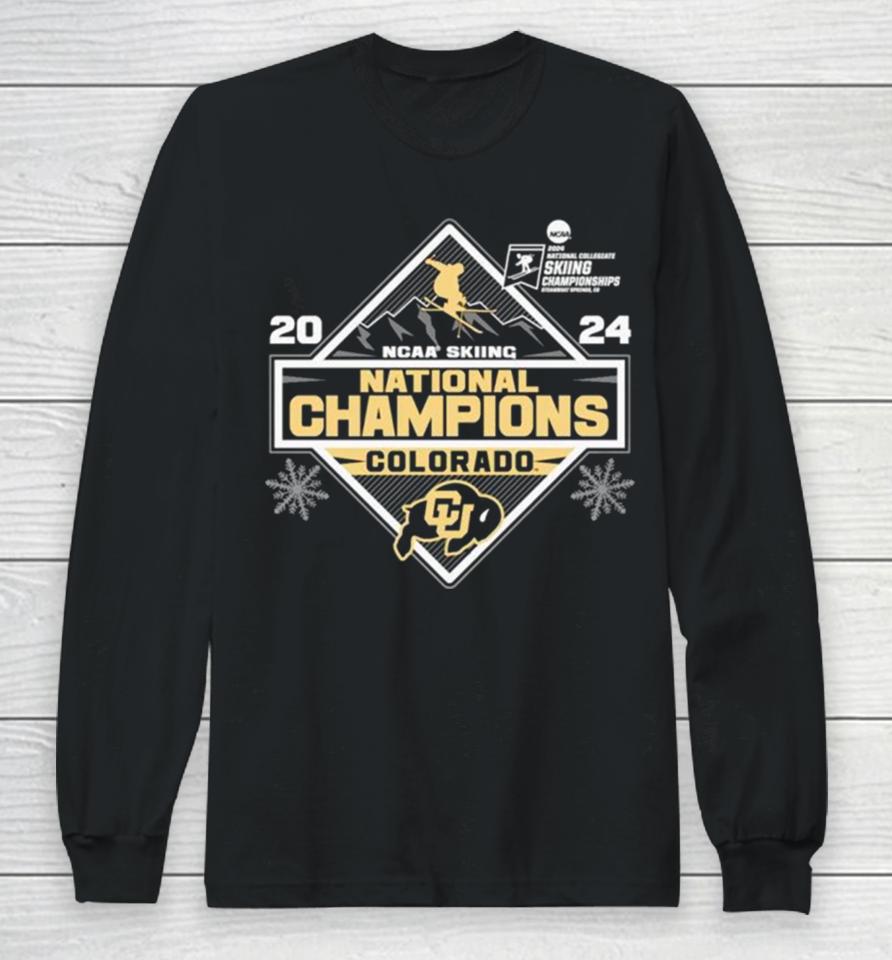 Colorado Buffaloes 2024 Ncaa Skiing National Champions Long Sleeve T-Shirt