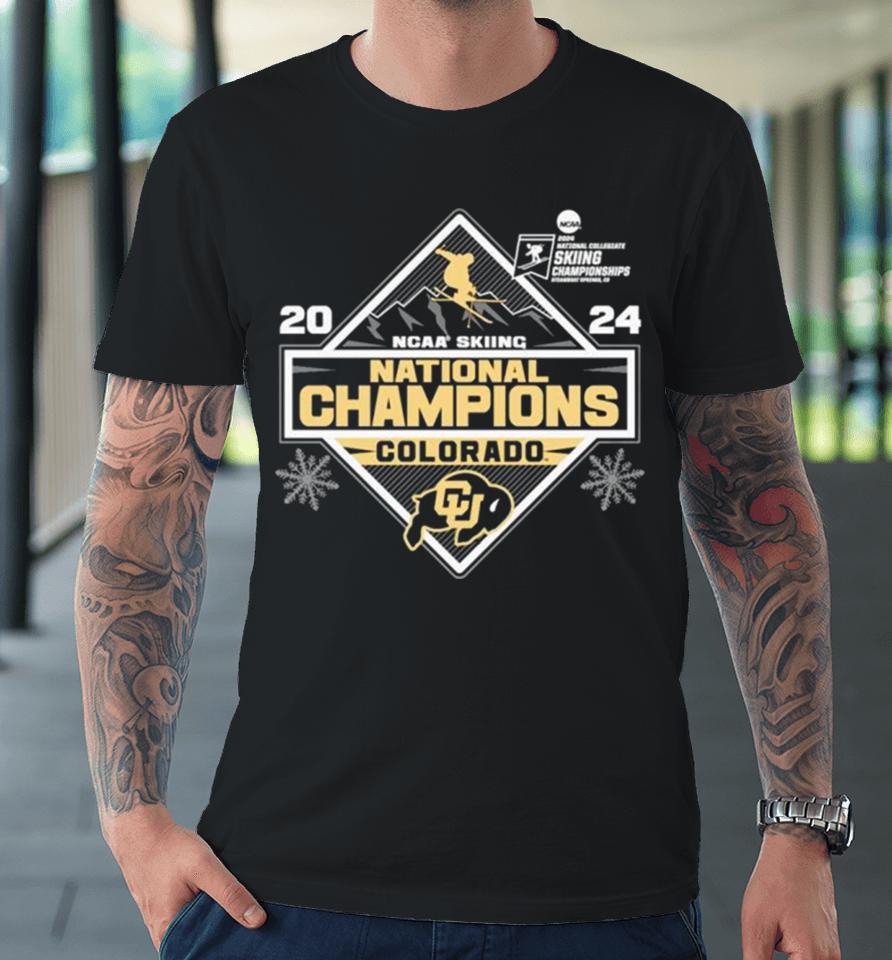 Colorado Buffaloes 2024 Ncaa Skiing National Champions Premium T-Shirt