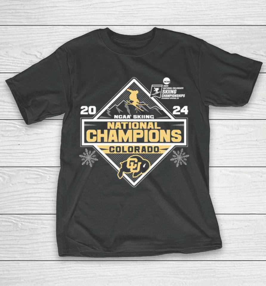 Colorado Buffaloes 2024 Ncaa Skiing National Champions T-Shirt