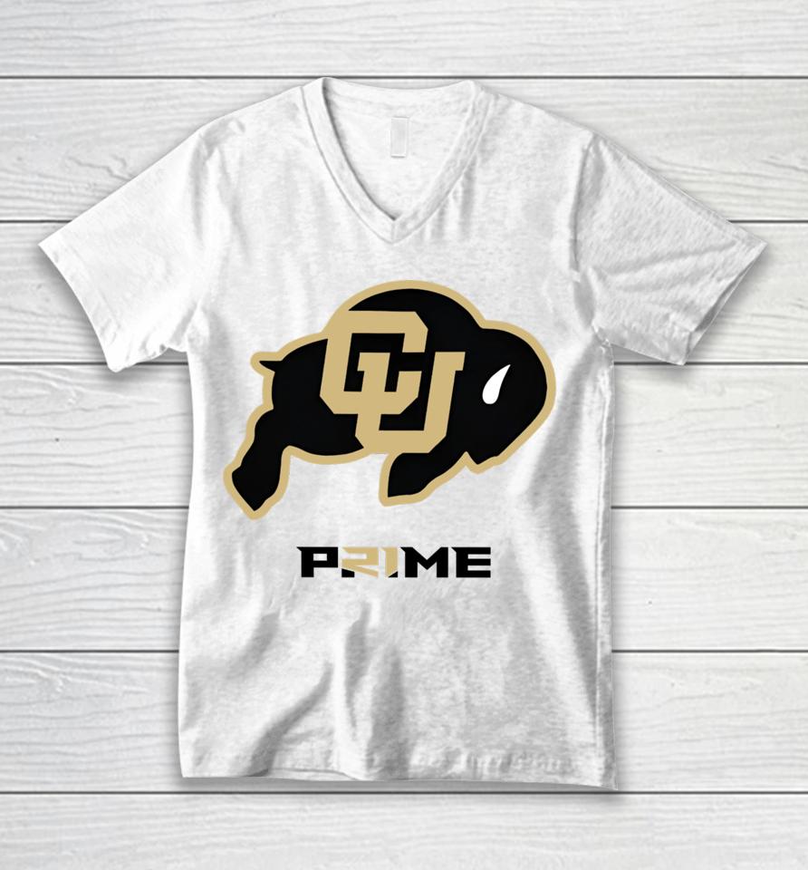 Colorado Buffaloes 47 Brand Mvp Super Rival Ralphie Coach Prime Unisex V-Neck T-Shirt