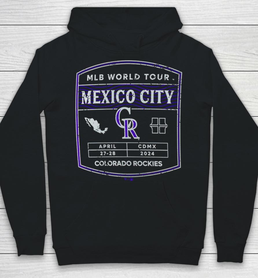 Colorado Rockies 2024 Mlb World Tour Mexico City Series Hoodie
