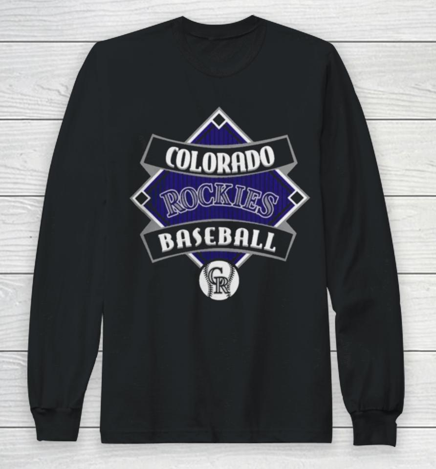 Colorado Rockies Fanatics Branded Cooperstown Collection Field Play Long Sleeve T-Shirt