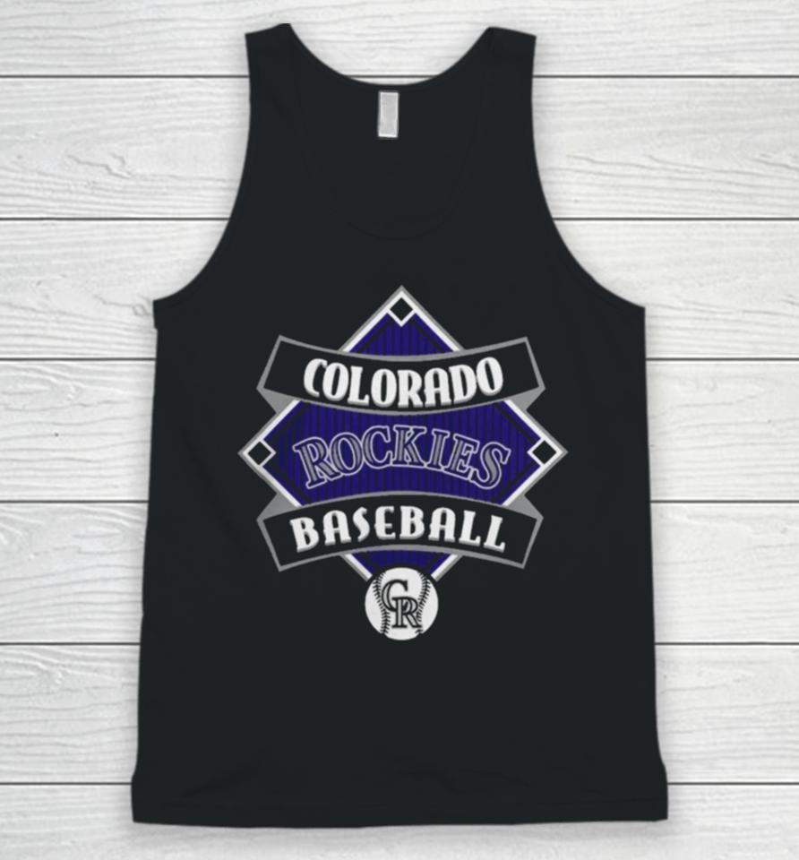 Colorado Rockies Fanatics Branded Cooperstown Collection Field Play Unisex Tank Top