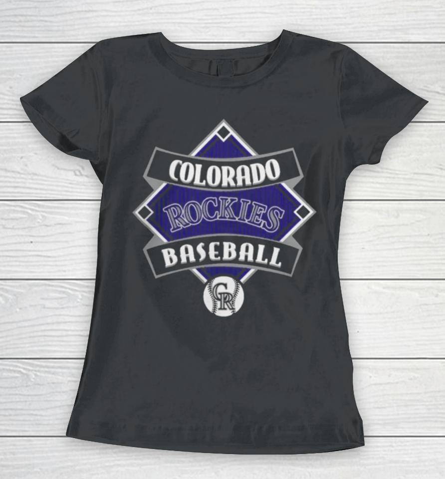 Colorado Rockies Fanatics Branded Cooperstown Collection Field Play Women T-Shirt