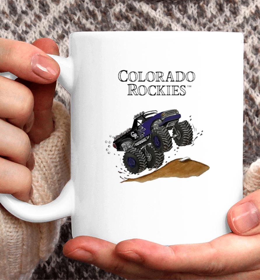 Colorado Rockies Monster Truck Mlb Coffee Mug