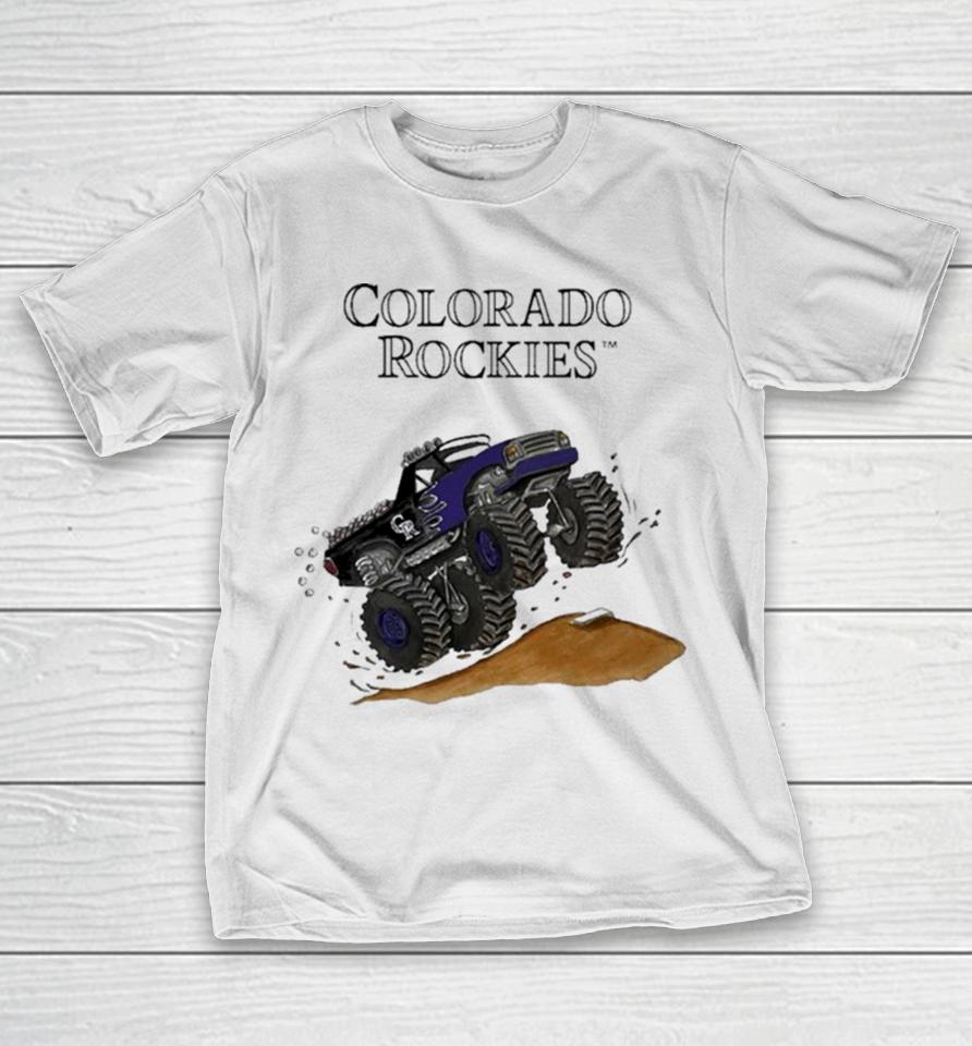 Colorado Rockies Monster Truck Mlb T-Shirt