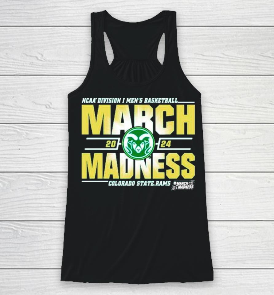 Colorado State Rams 2024 Ncaa Division I Men’s Basketball March Madness Racerback Tank