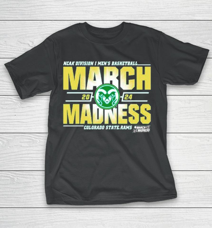 Colorado State Rams 2024 Ncaa Division I Men’s Basketball March Madness T-Shirt