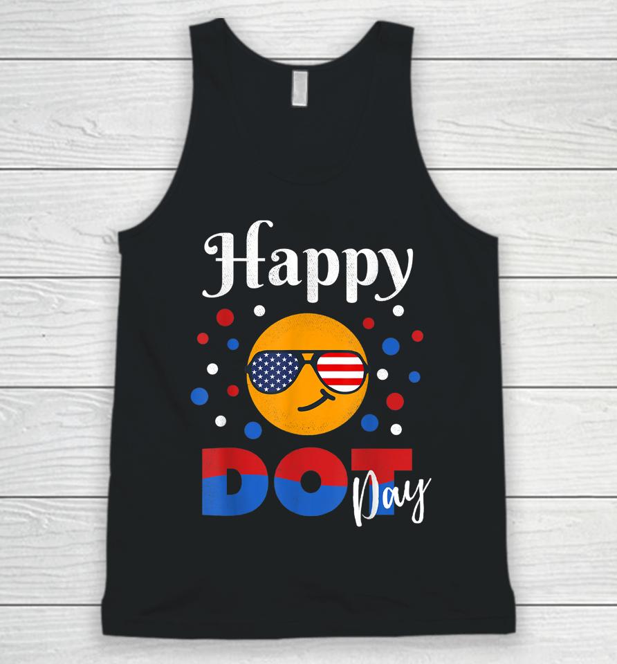 Colorful Happy Dot Day Polka Dot Gifts Unisex Tank Top
