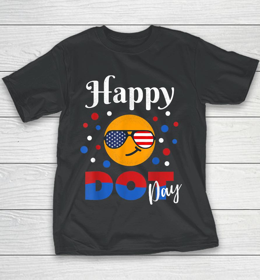 Colorful Happy Dot Day Polka Dot Gifts Youth T-Shirt