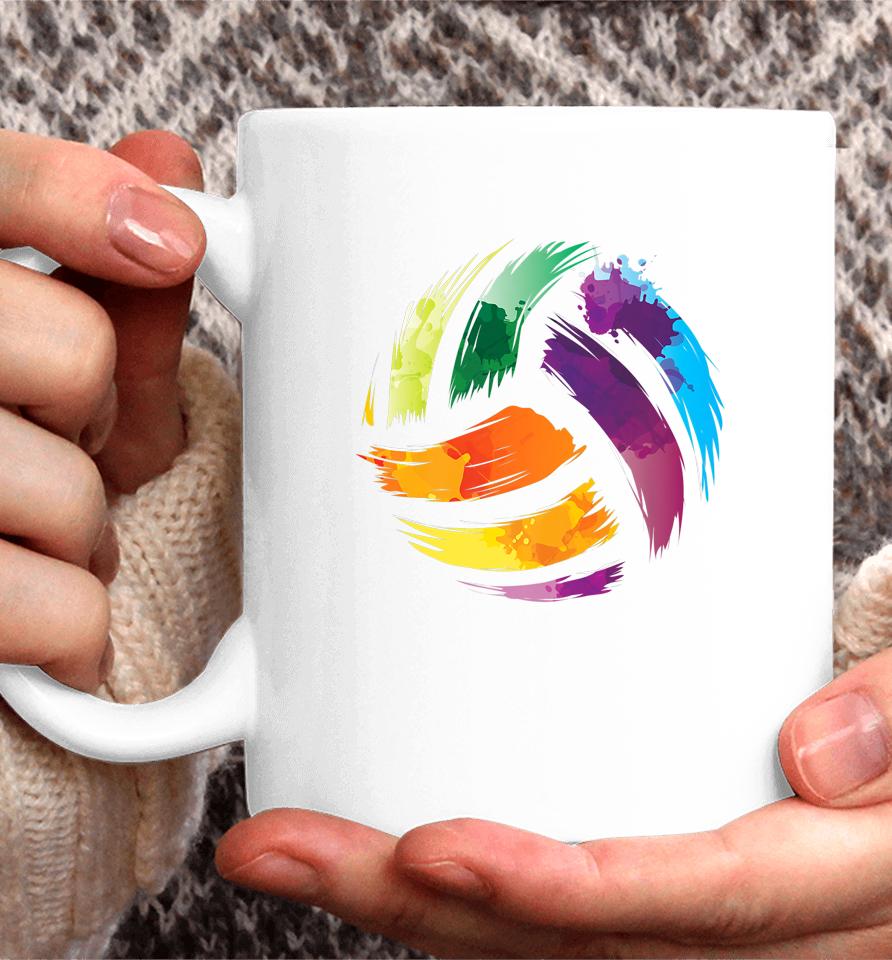 Colorful Volleyball Coffee Mug