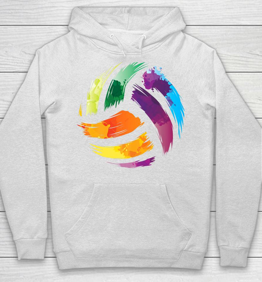 Colorful Volleyball Hoodie