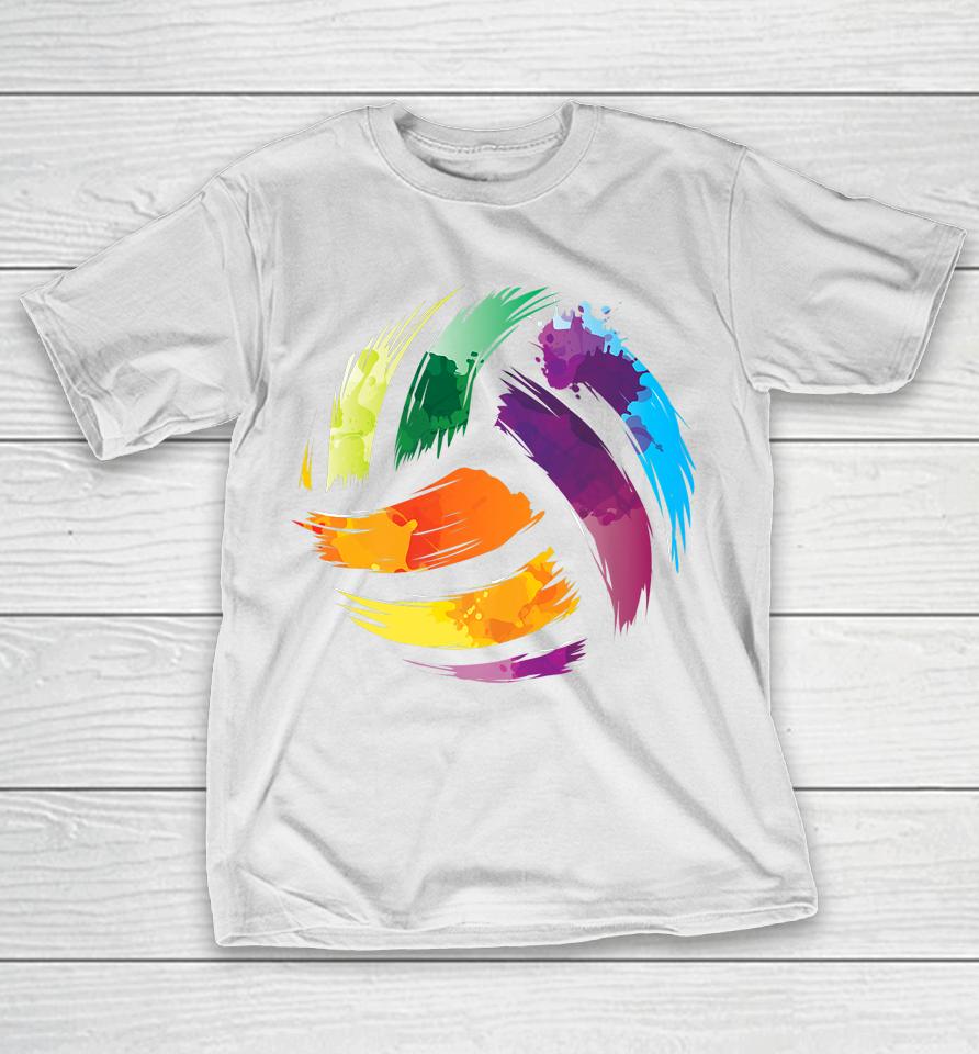 Colorful Volleyball T-Shirt