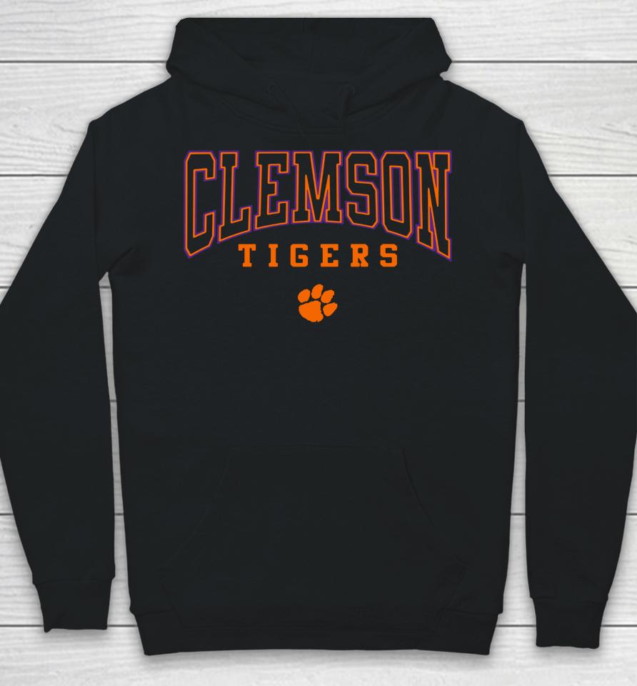 Colosseum Clemson Tigers Mens Charcoal Scholarship Fleece Hoodie