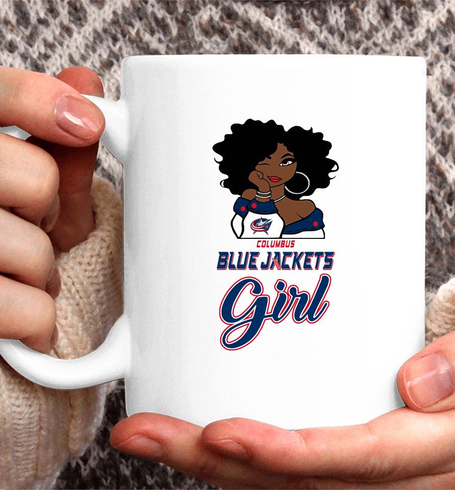 Columbus Blue Jackets Girl Nhl Coffee Mug