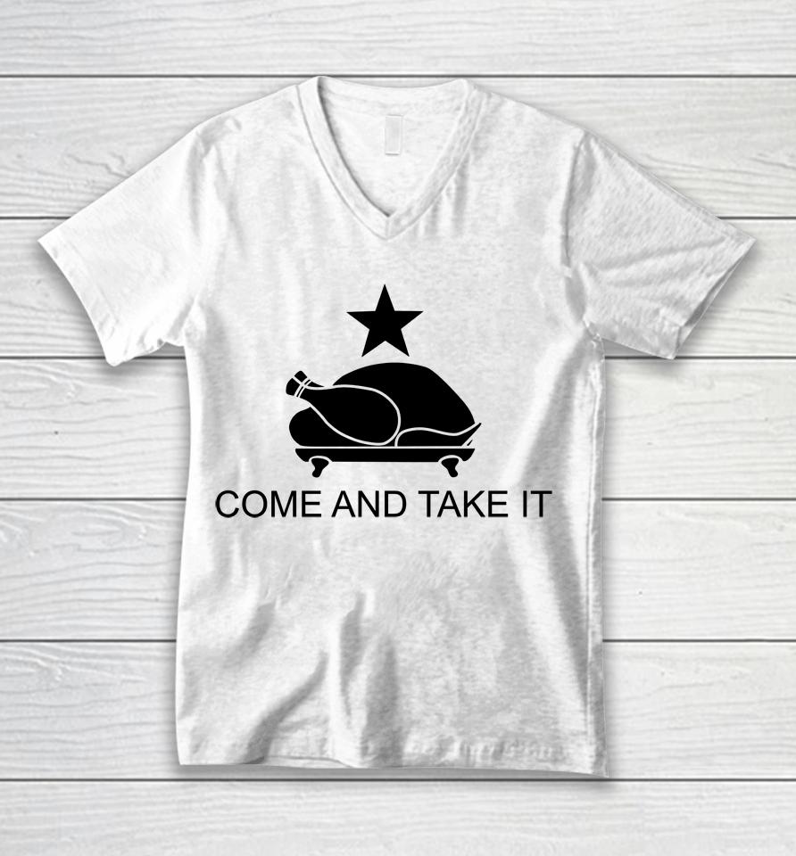 Come And Take It Unisex V-Neck T-Shirt