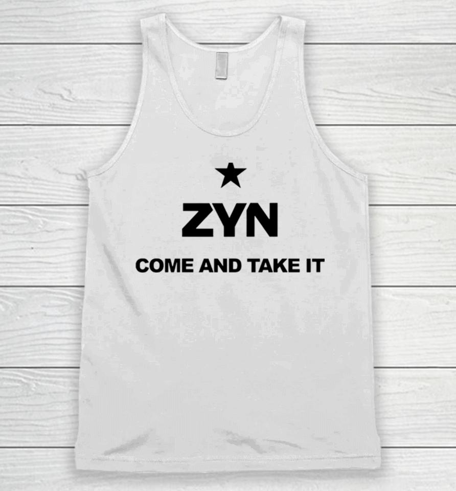 Come And Take It Zyn Unisex Tank Top