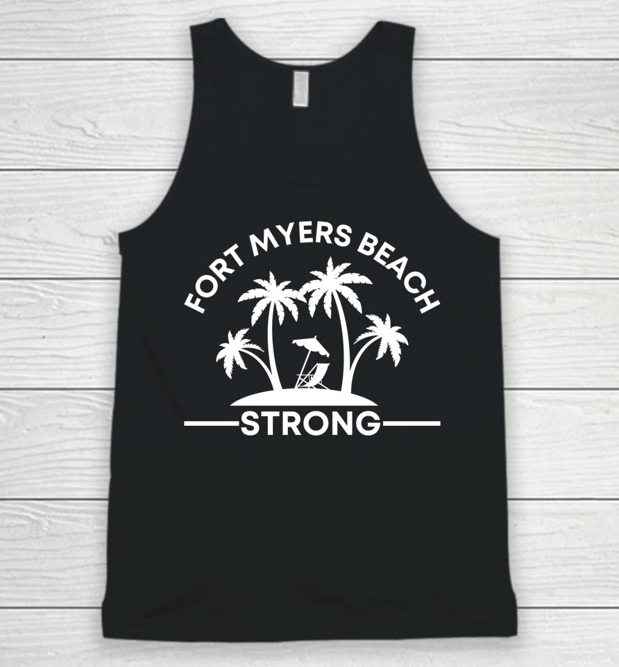Community Strength Prayer Support Fort Myers Beach Strong Unisex Tank Top