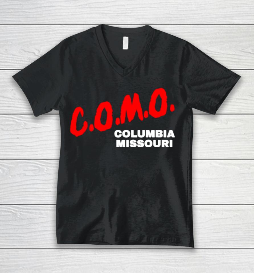 Como Columbia Missouri Unisex V-Neck T-Shirt